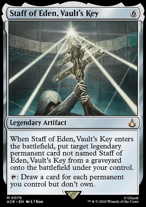 Staff of Eden, Vault's Key [Assassin's Creed]