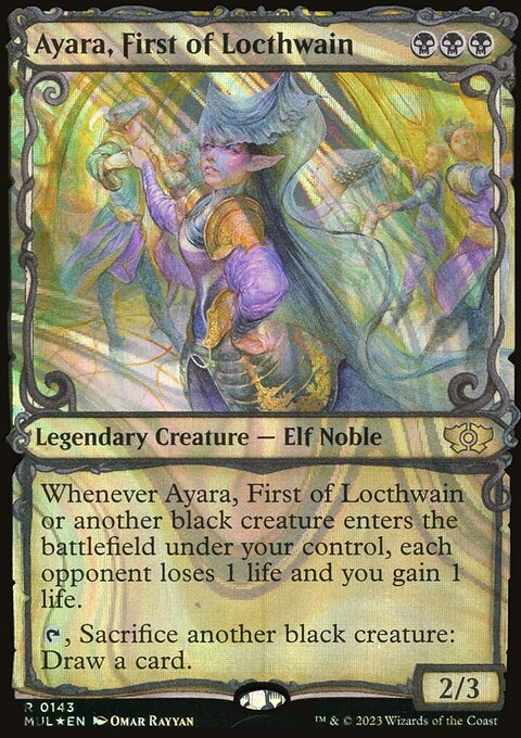 Ayara, First of Locthwain (Halo Foil) [Multiverse Legends]