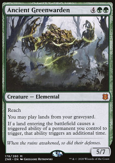 Ancient Greenwarden (Promo Pack) [Zendikar Rising Promos]