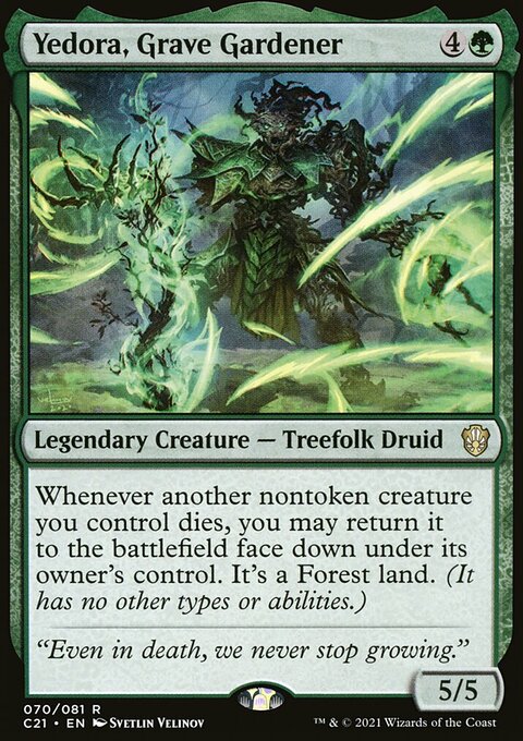 Yedora, Grave Gardener [Commander 2021]
