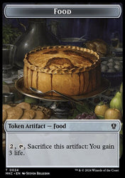 Clue // Food Double-Sided Token [Murders at Karlov Manor Commander Tokens]