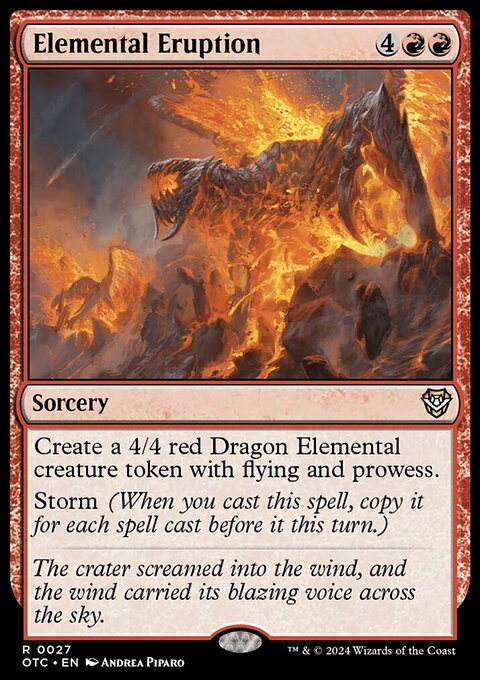 Elemental Eruption [Outlaws of Thunder Junction Commander]