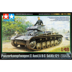 German Panzerkampfwagen II Ausf.A/B/C (French) 1/48 - Tamiya Scale Model Kit