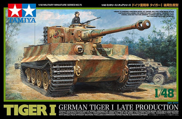 German Tiger 1 Late Production 1/48 - Tamiya Scale Model Kit