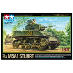 U.S. Light Tank M5A1 Stuart 1/48 - Tamiya Scale Model Kit