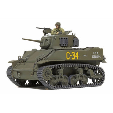 U.S. Light Tank M5A1 Stuart 1/48 - Tamiya Scale Model Kit