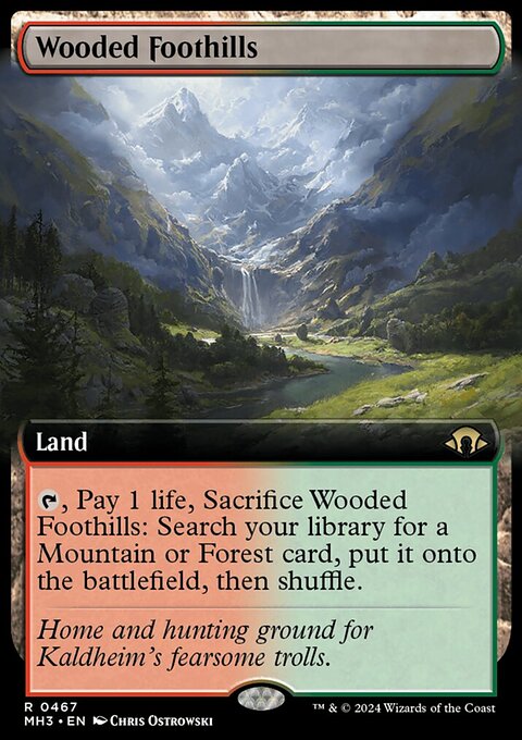 Wooded Foothills (Extended Art) [Modern Horizons 3]