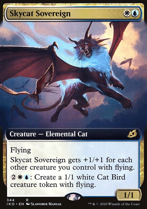 Skycat Sovereign (Extended Art) [Ikoria: Lair of Behemoths]
