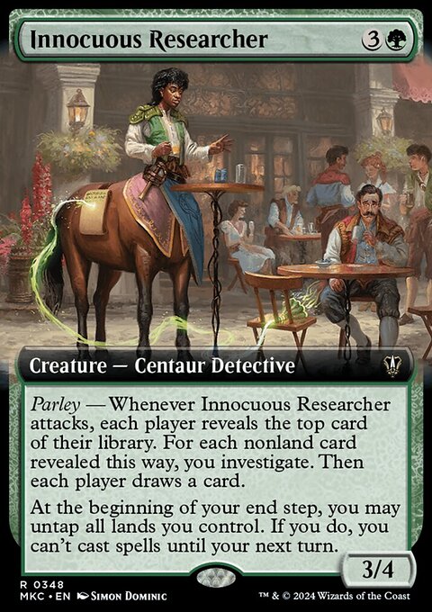 Innocuous Researcher (Extended Art) [Murders at Karlov Manor Commander]