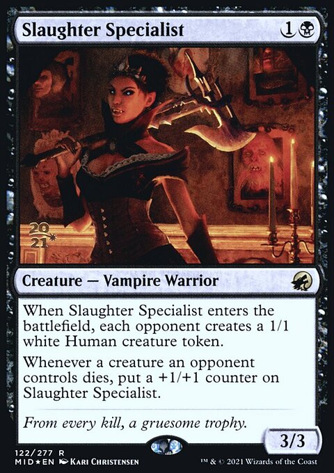 Slaughter Specialist [Innistrad: Midnight Hunt Prerelease Promos]