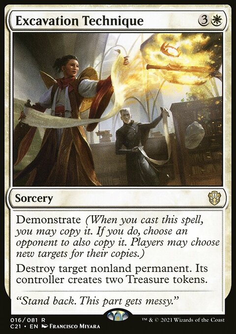 Excavation Technique [Commander 2021]