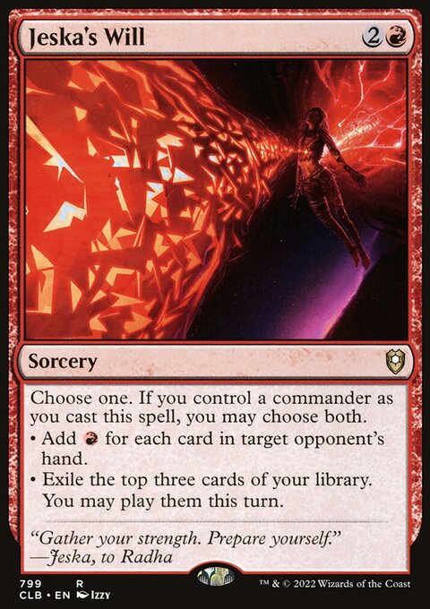 Jeska's Will [Commander Legends: Battle for Baldur's Gate]