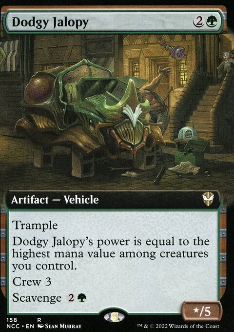 Dodgy Jalopy (Extended Art) [Streets of New Capenna Commander]