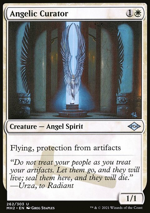 Angelic Curator (Foil Etched) [Modern Horizons 2]
