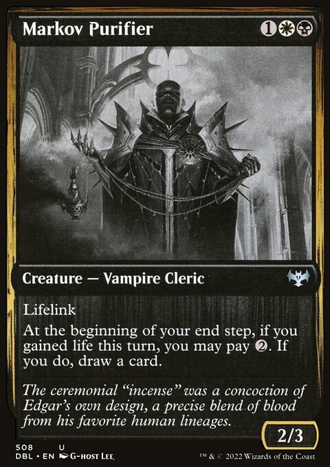 Markov Purifier [Innistrad: Double Feature]