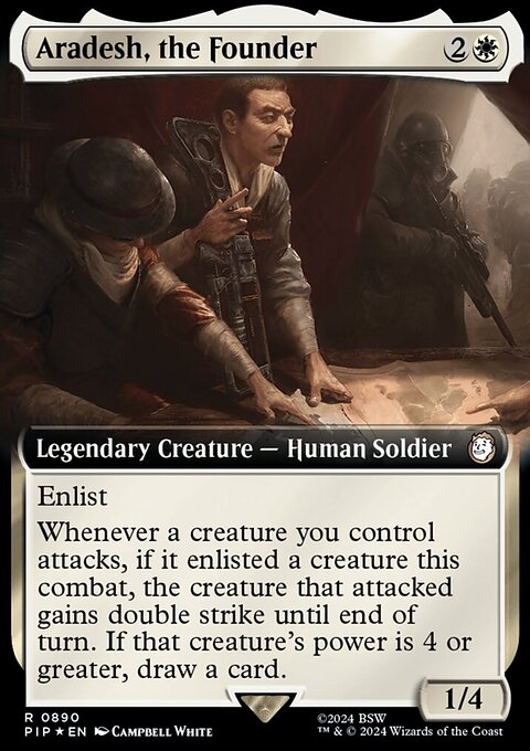 Aradesh, the Founder (Extended Art) (Surge Foil) [Fallout]
