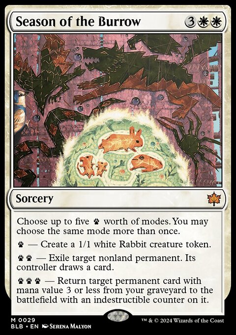 Season of the Burrow [Bloomburrow]