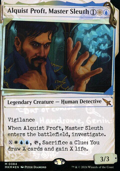 Alquist Proft, Master Sleuth (Showcase) (Invisible Ink) [Murders at Karlov Manor]