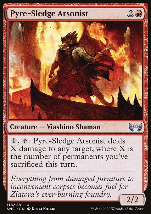 Pyre-Sledge Arsonist [Streets of New Capenna]