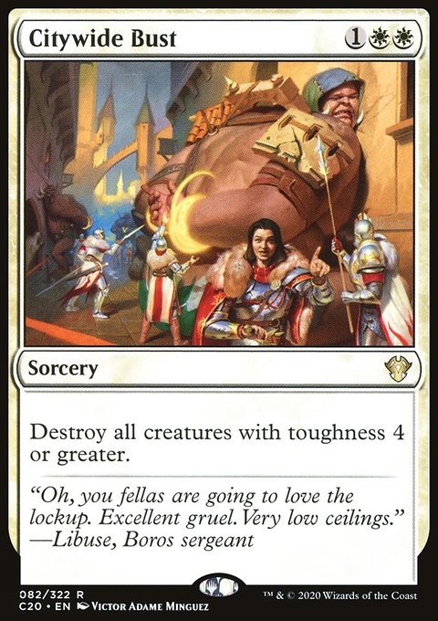 Citywide Bust [Commander 2020]