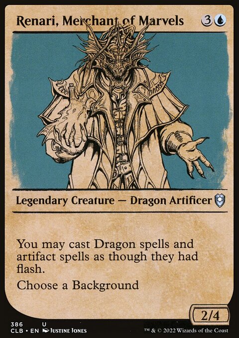 Renari, Merchant of Marvels (Showcase) [Commander Legends: Battle for Baldur's Gate]