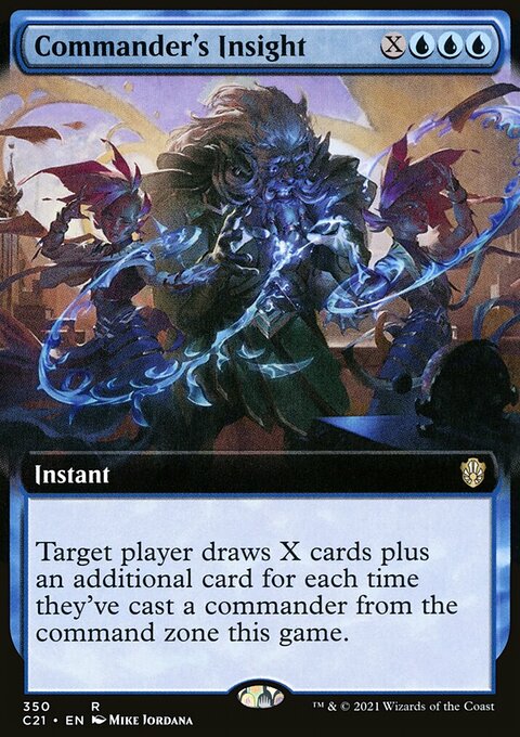 Commander's Insight (Extended Art) [Commander 2021]