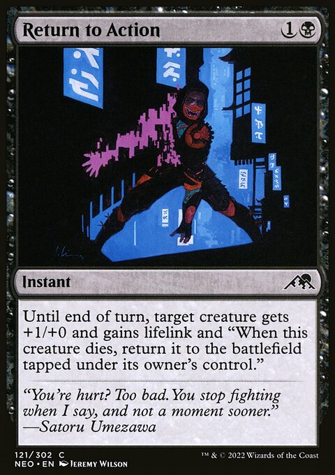 Return to Action [Kamigawa: Neon Dynasty]