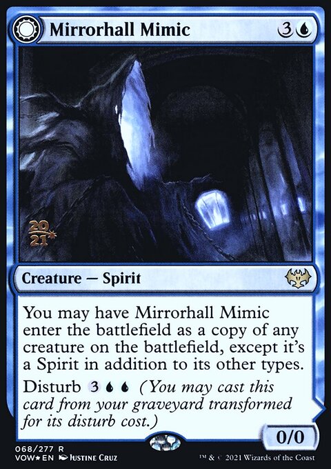 Mirrorhall Mimic // Ghastly Mimicry [Innistrad: Crimson Vow Prerelease Promos]