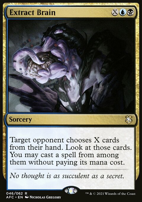 Extract Brain [Dungeons & Dragons: Adventures in the Forgotten Realms Commander]
