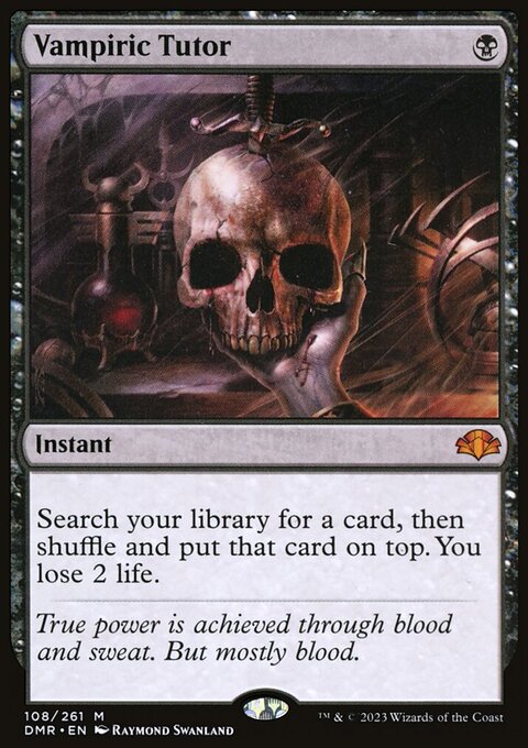 Vampiric Tutor [Dominaria Remastered]