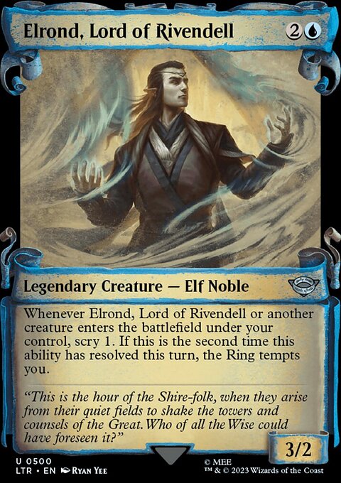 Elrond, Lord of Rivendell [The Lord of the Rings: Tales of Middle-Earth Showcase Scrolls]