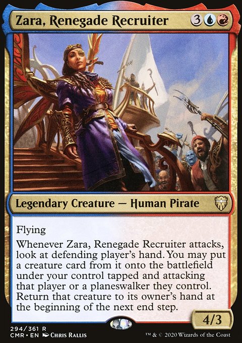 Zara, Renegade Recruiter [Commander Legends]
