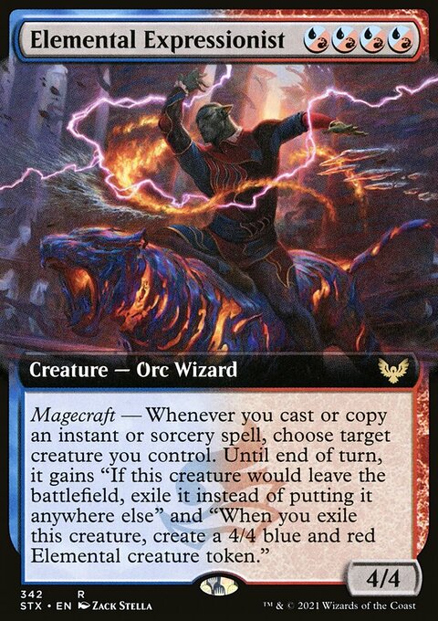 Elemental Expressionist (Extended Art) [Strixhaven: School of Mages]