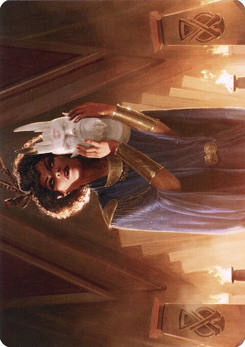 Cormela, Glamour Thief Art Card (Gold-Stamped Signature) [Streets of New Capenna Art Series]