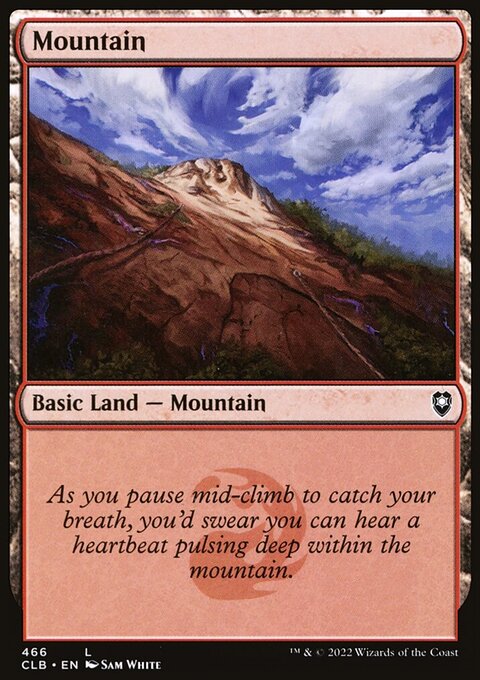 Mountain (466) [Commander Legends: Battle for Baldur's Gate]