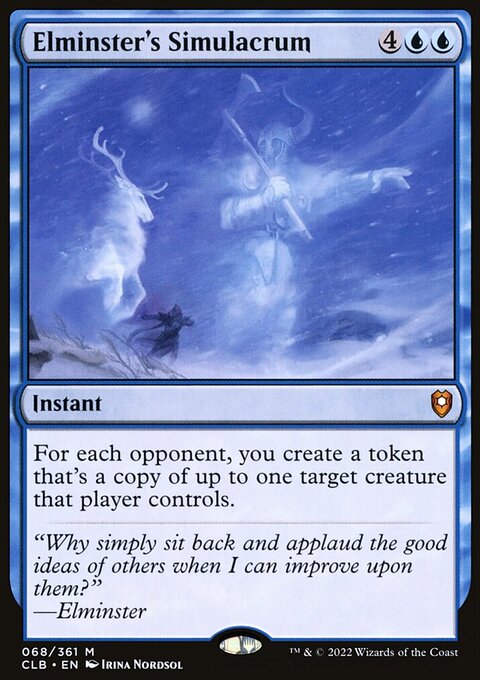 Elminster's Simulacrum [Commander Legends: Battle for Baldur's Gate]