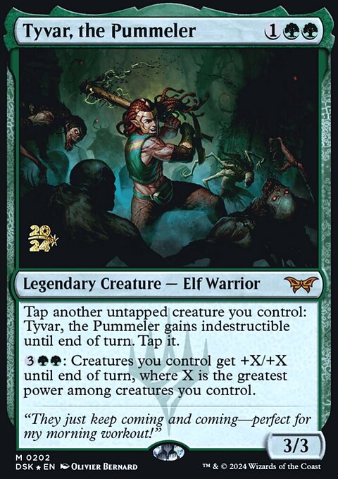 Tyvar, the Pummeler [Duskmourn: House of Horror Prerelease Promos]