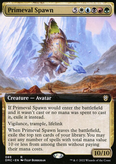 Primeval Spawn (Extended Art) [Dominaria United Commander]