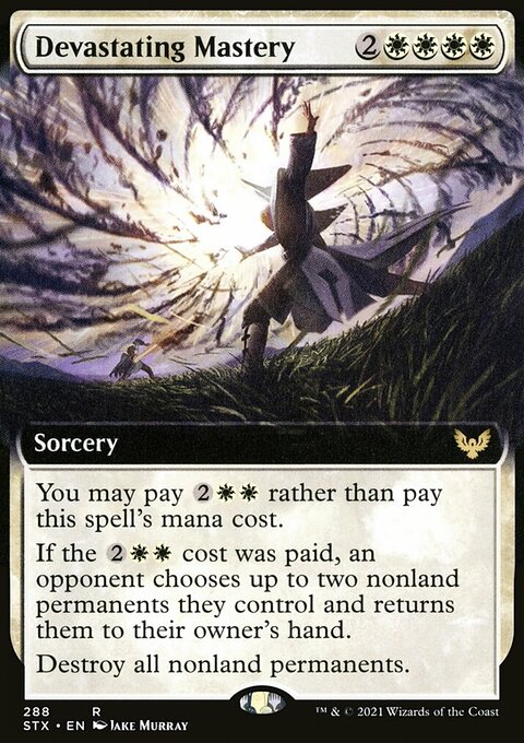 Devastating Mastery (Extended Art) [Strixhaven: School of Mages]