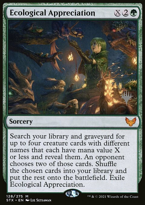 Ecological Appreciation (Promo Pack) [Strixhaven: School of Mages Promos]