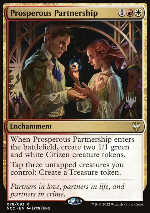 Prosperous Partnership (Promo Pack) [Streets of New Capenna Commander Promos]
