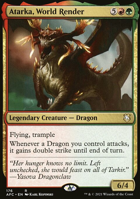 Atarka, World Render [Dungeons & Dragons: Adventures in the Forgotten Realms Commander]