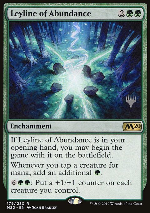 Leyline of Abundance (Promo Pack) [Core Set 2020 Promos]