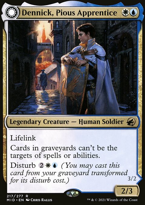 Dennick, Pious Apprentice // Dennick, Pious Apparition [Innistrad: Midnight Hunt]