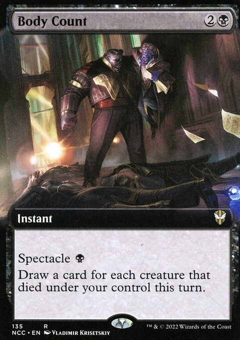 Body Count (Extended Art) [Streets of New Capenna Commander]