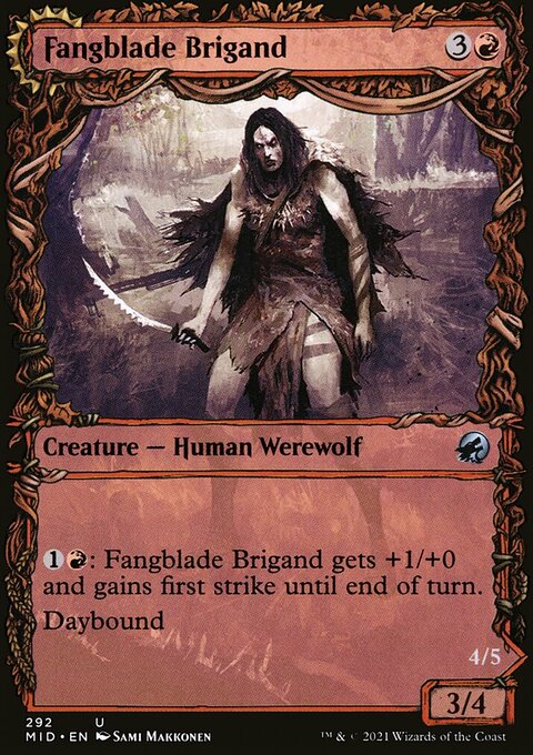 Fangblade Brigand // Fangblade Eviscerator (Showcase Equinox) [Innistrad: Midnight Hunt]