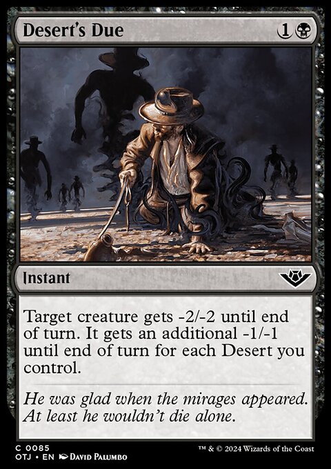 Desert's Due [Outlaws of Thunder Junction]