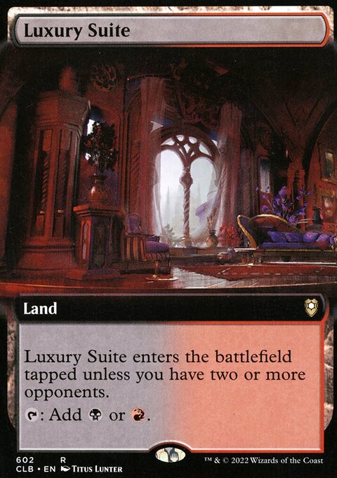 Luxury Suite (Extended Art) [Commander Legends: Battle for Baldur's Gate]
