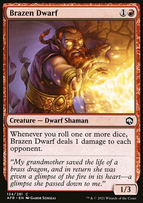Brazen Dwarf [Dungeons & Dragons: Adventures in the Forgotten Realms]