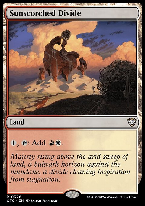 Sunscorched Divide [Outlaws of Thunder Junction Commander]